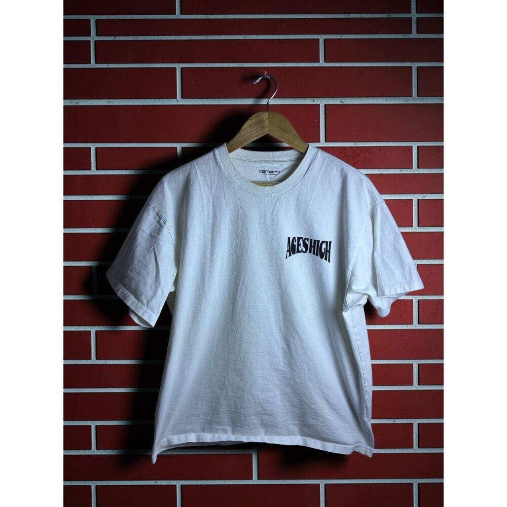 Carhartt WIP Aces High Graphic T-Shirt White Men's Large